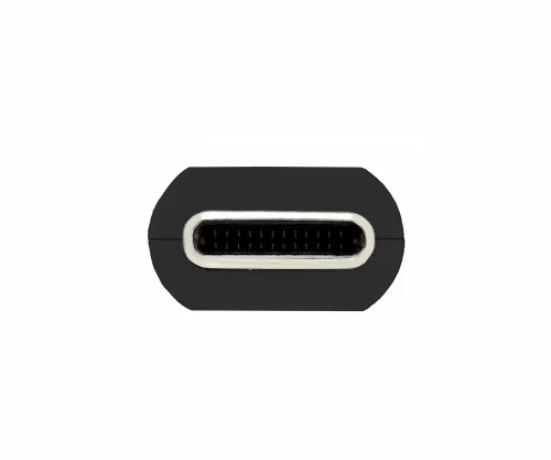 USB type C to A charging cable, USB type C to A plug, 5V, 3A, OD: 4mm, black, DINIC polybag, 3m
